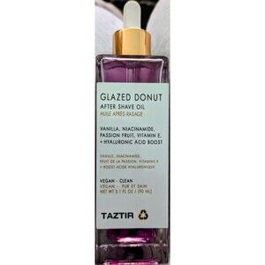 TAZTIR Glazed Donut After Shave Oil - 3.1 fl oz / 90ml - Vegan & Clean